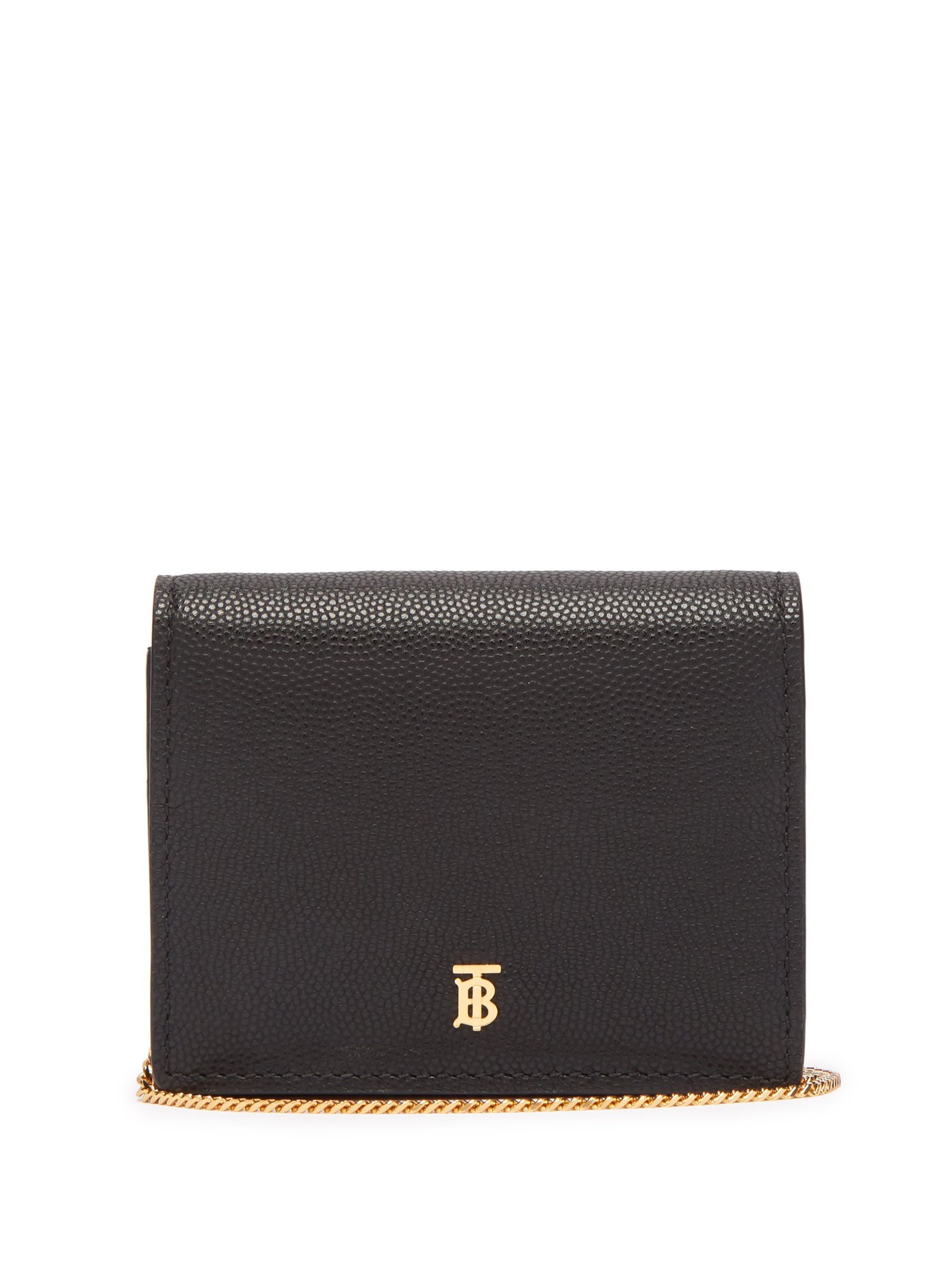 Jade TB grained-leather wallet 