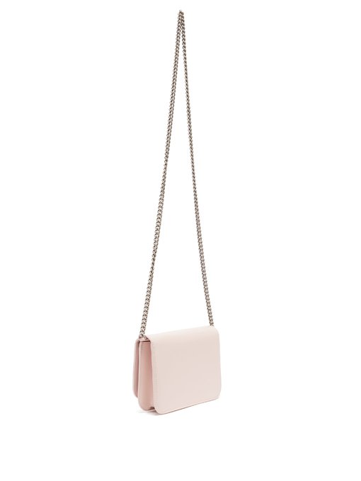 cross body bag with silver chain