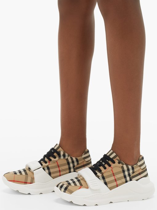 burberry vintage check trainers