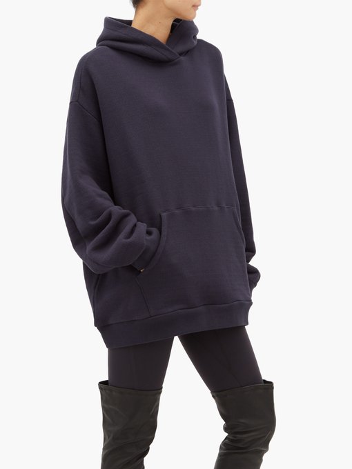 Oversized cotton-jersey hooded sweatshirt | Raey | MATCHESFASHION US