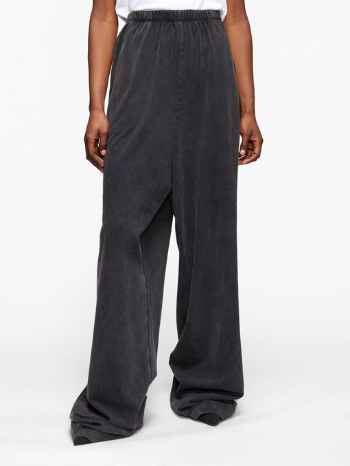 balenciaga wide leg trousers