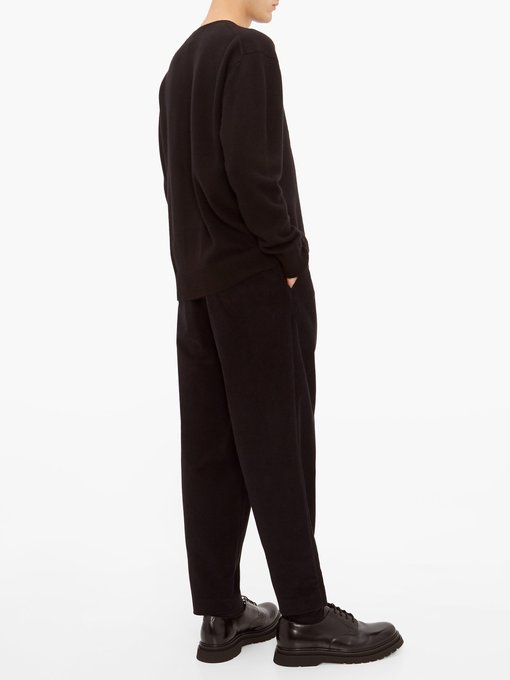 tapered corduroy trousers