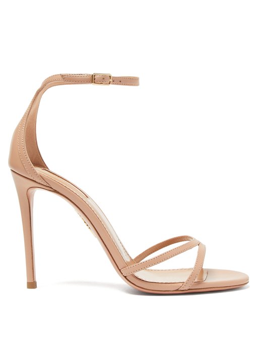 Purist 105 leather sandals | Aquazzura 