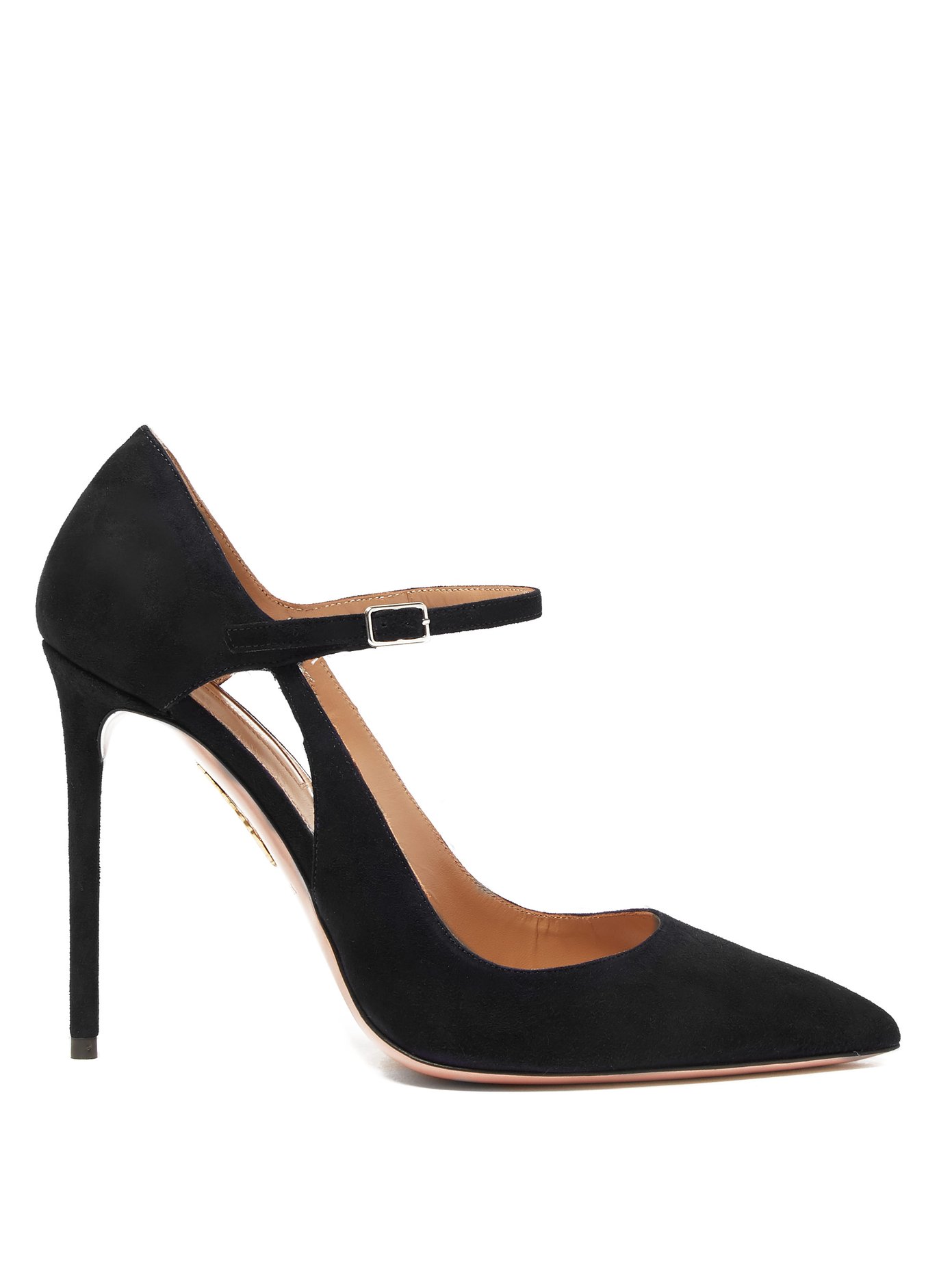 suede mary jane pumps