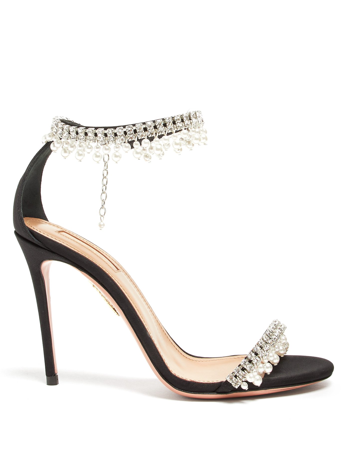 aquazzura pearl shoes