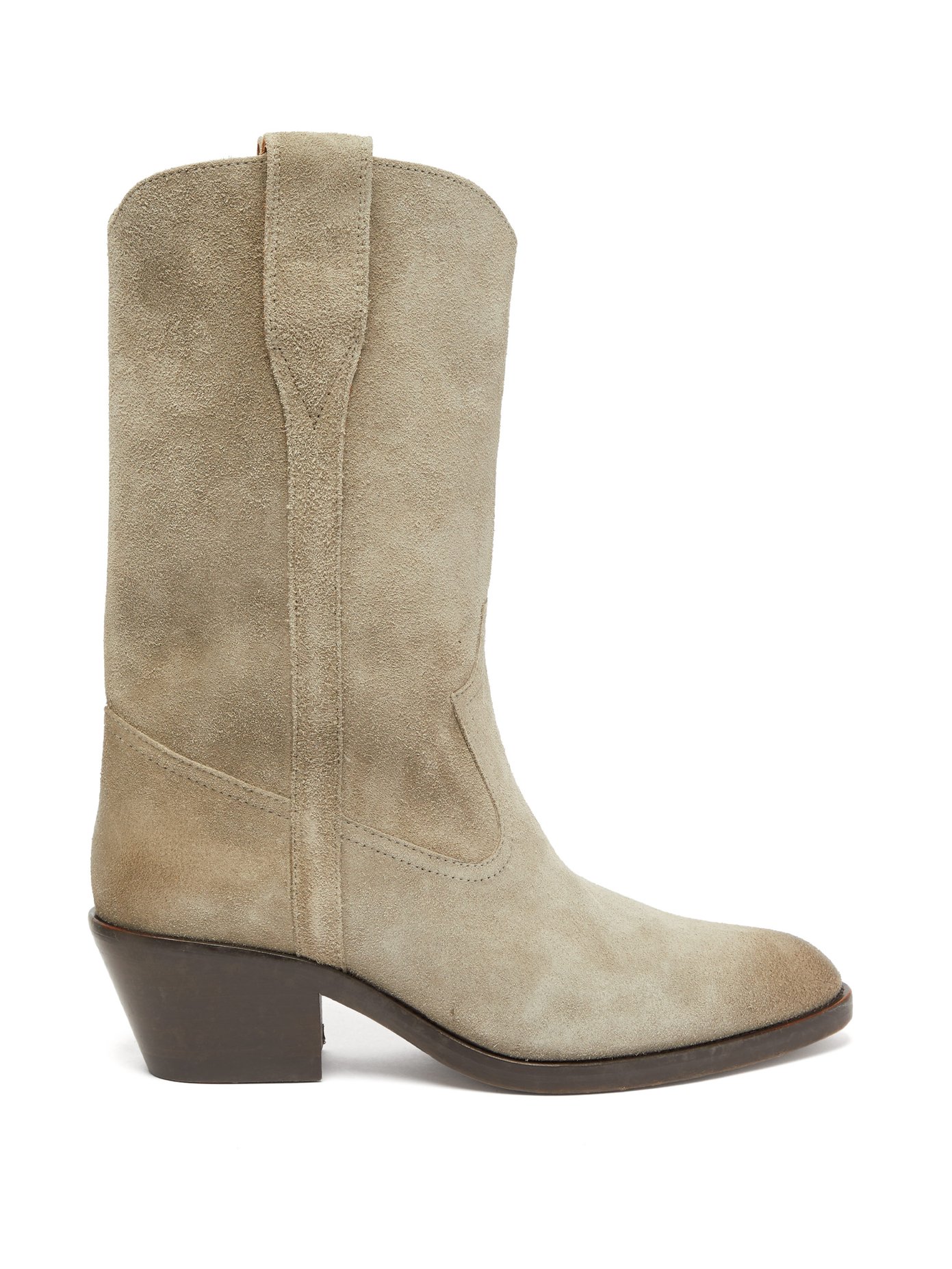western boots suede
