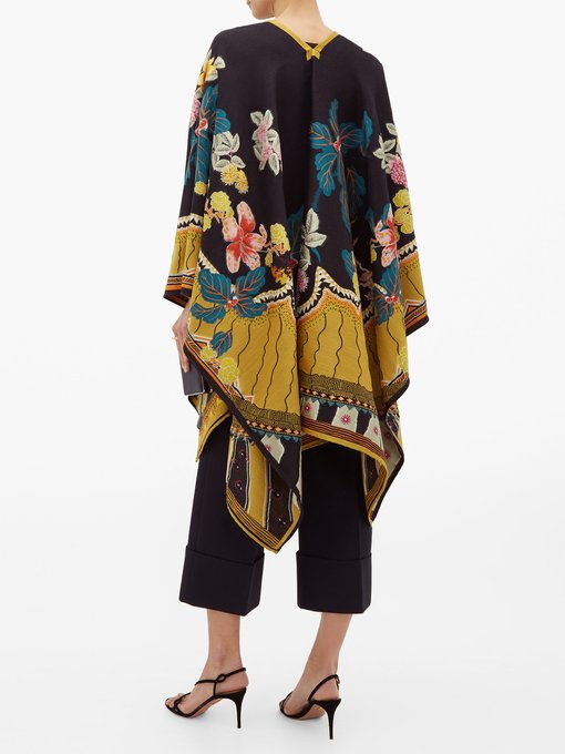 Floral-jacquard wool-blend shawl | Etro | MATCHESFASHION US