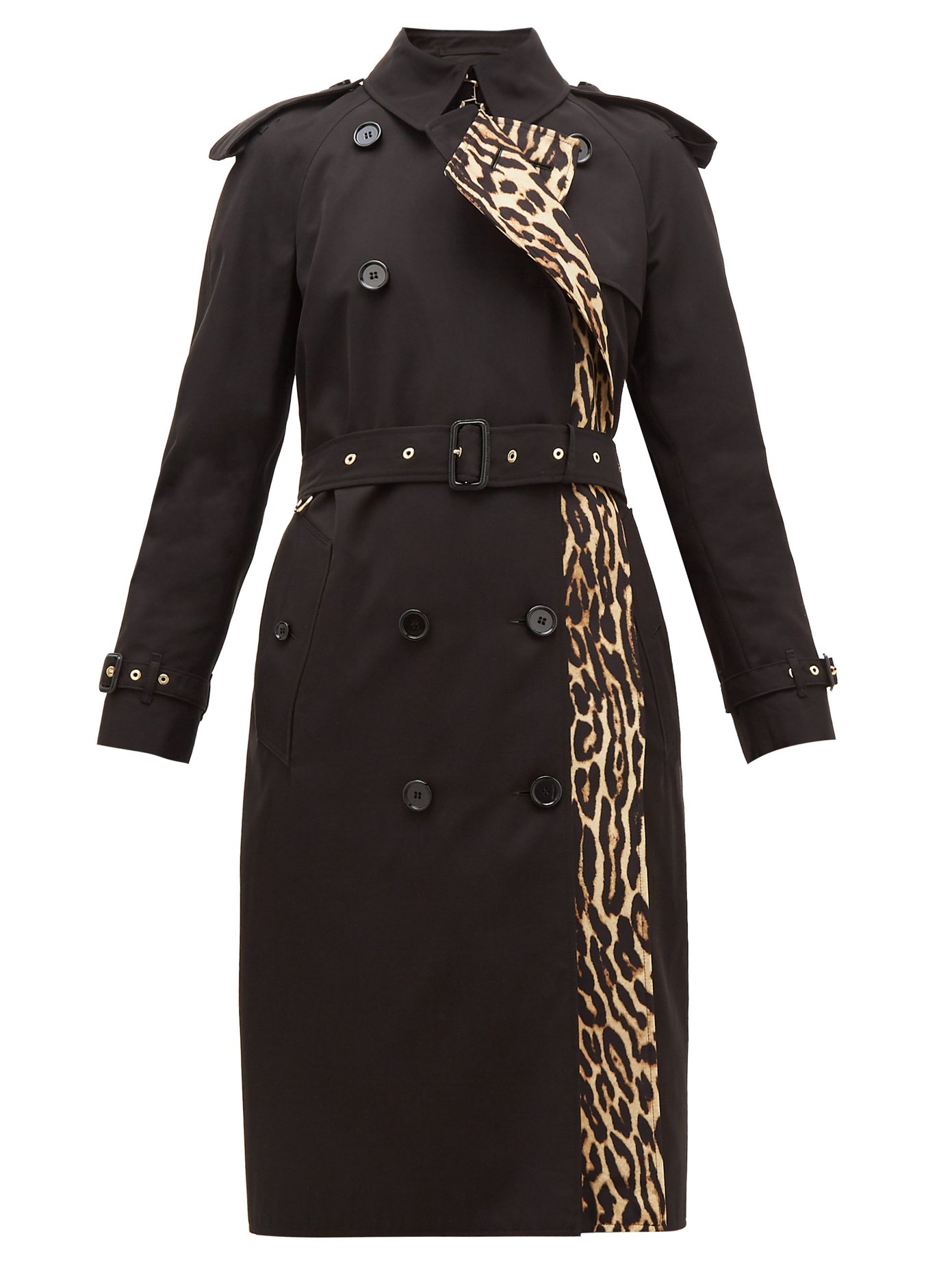burberry leopard coat