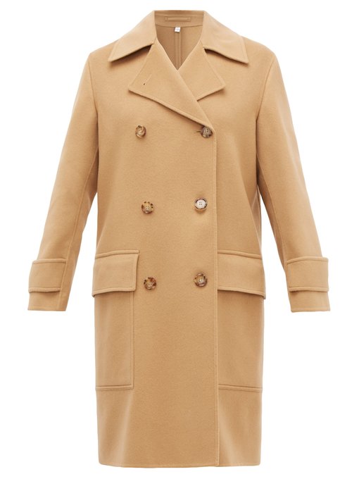 Earsdon double-breasted cashmere coat 