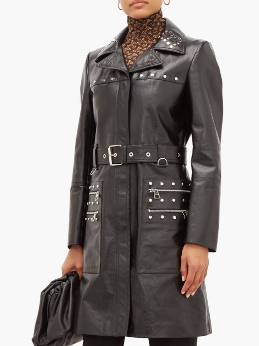 Harewood leather trench coat | Burberry 