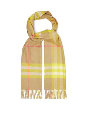 cashmere scarf yellow