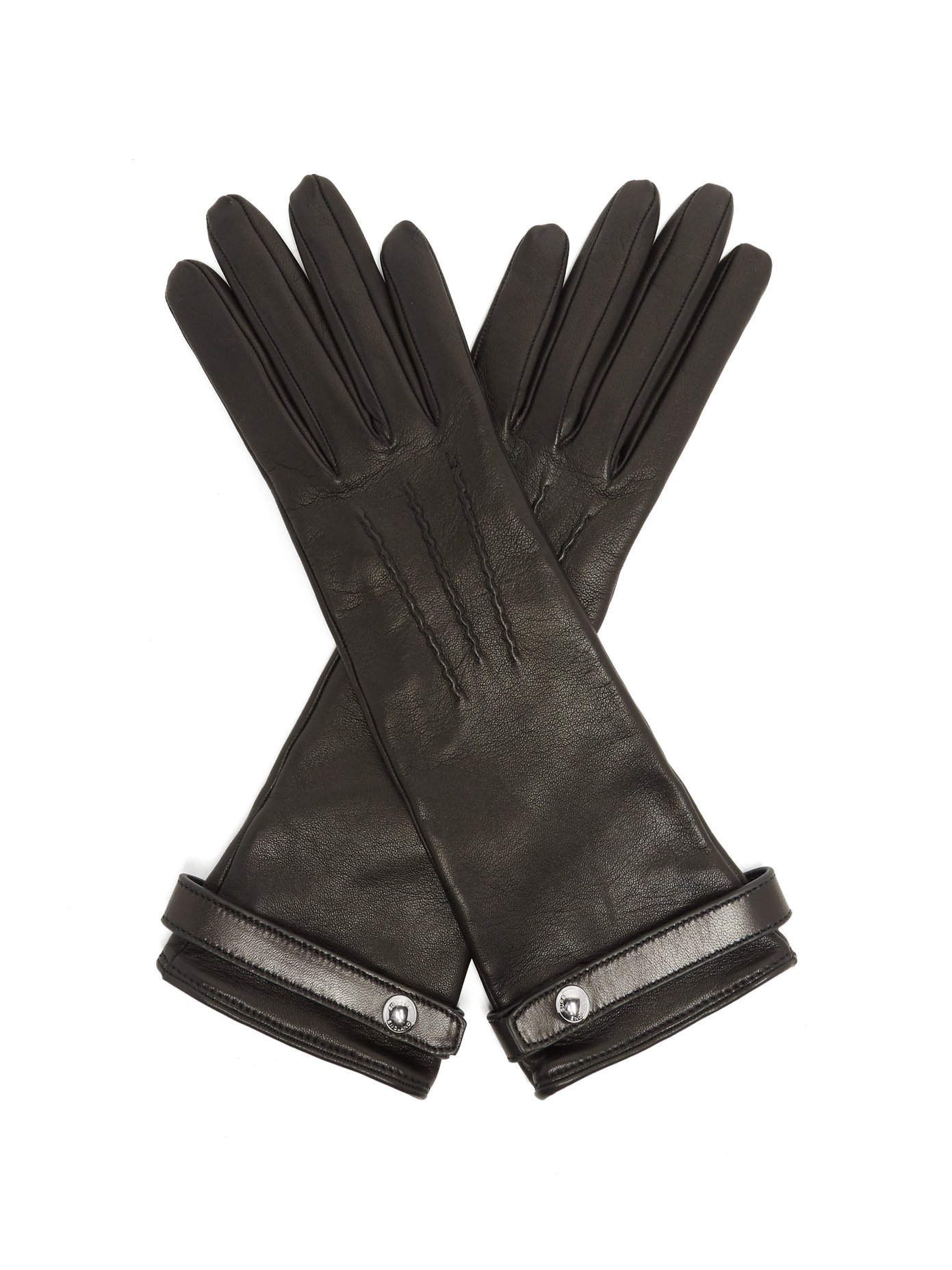 burberry gloves black
