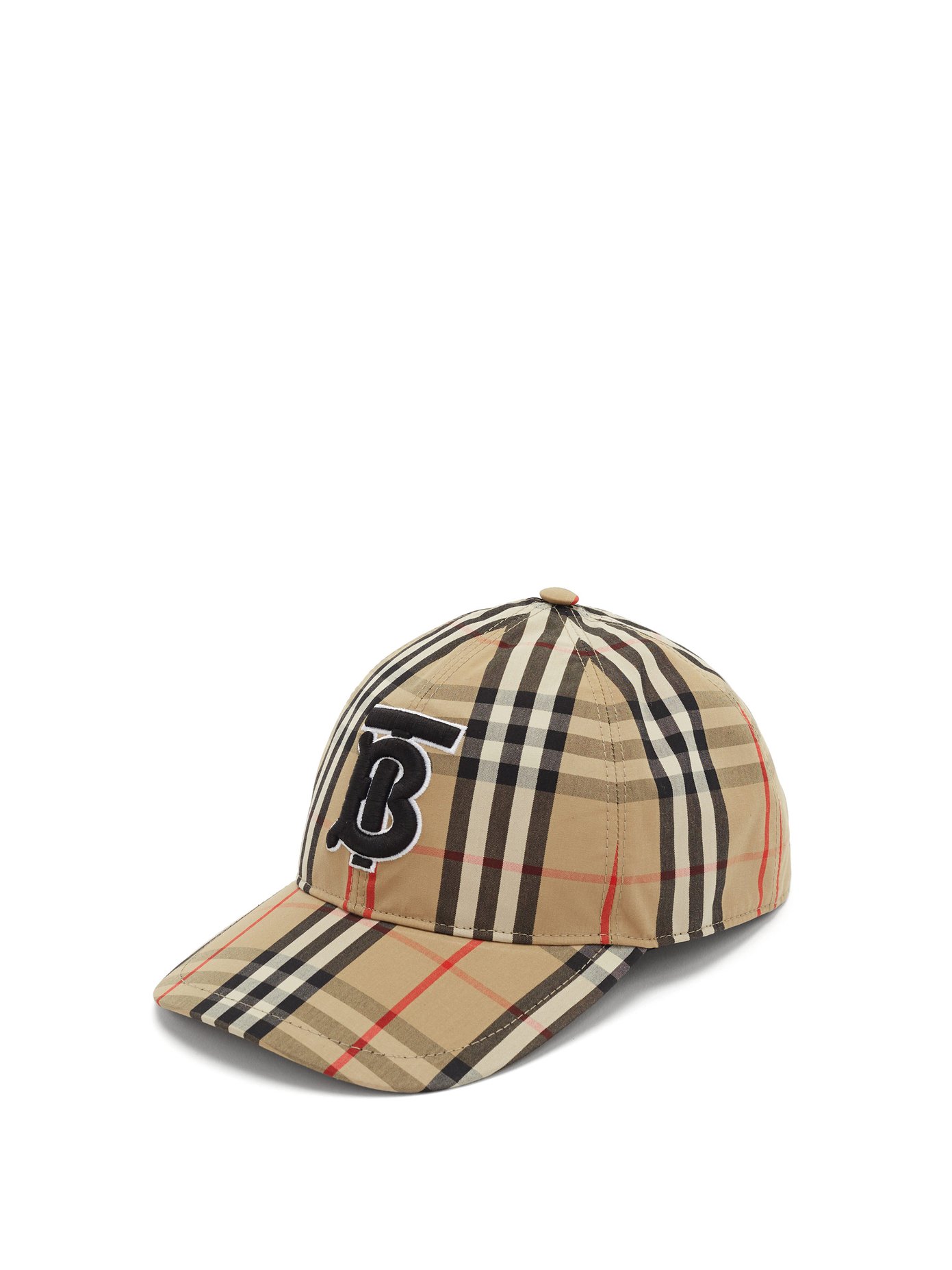 burberry vintage check baseball cap