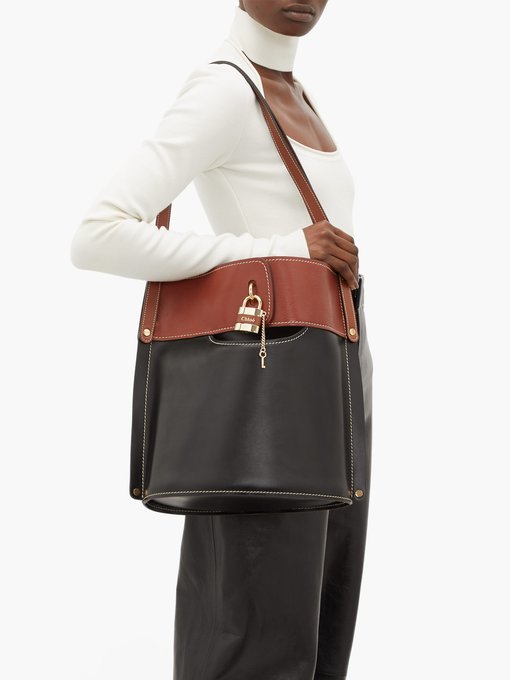 Chloé Aby large leather bucket bag