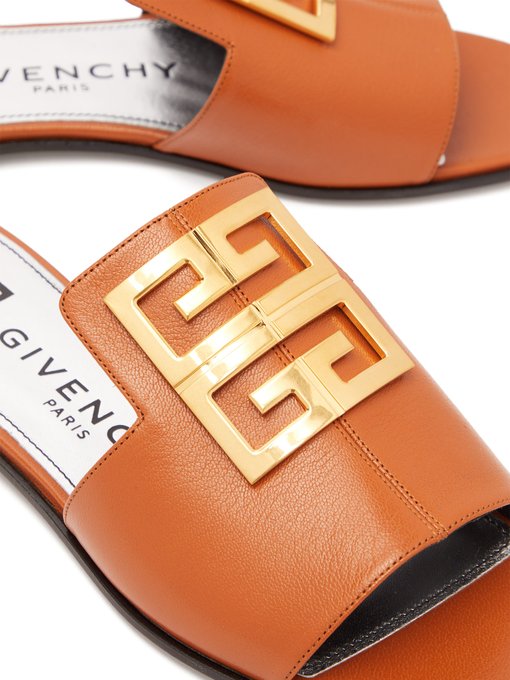 givenchy leather slides