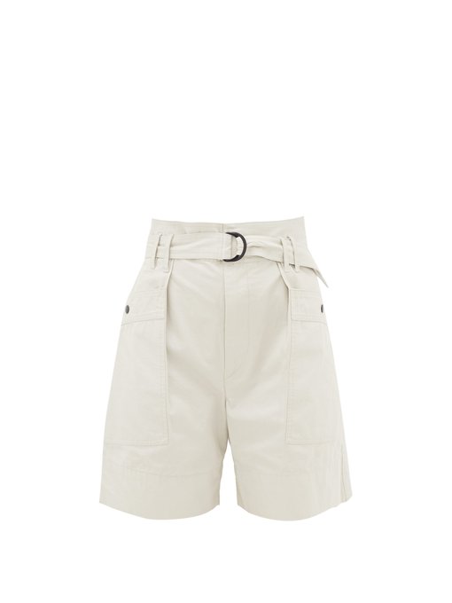 cotton twill cargo shorts