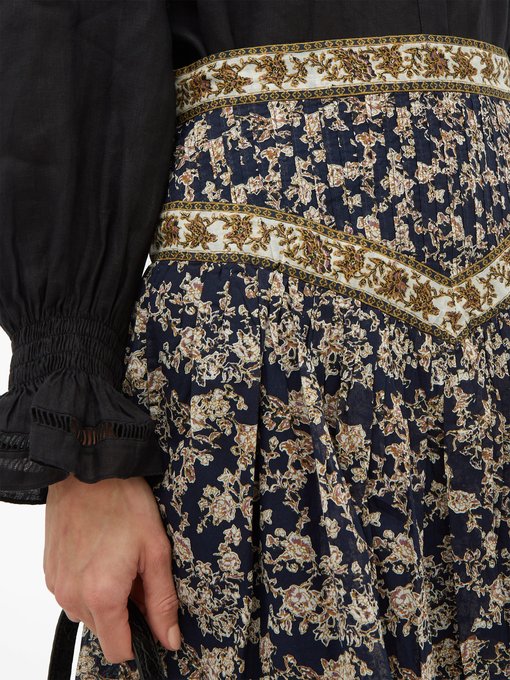 Isabel Marant Étoile Valerie floral-print cotton mini skirt