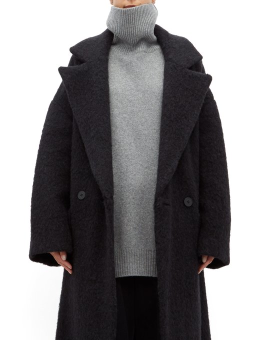 Double-breasted wool-blend blanket coat | Raey | MATCHESFASHION US