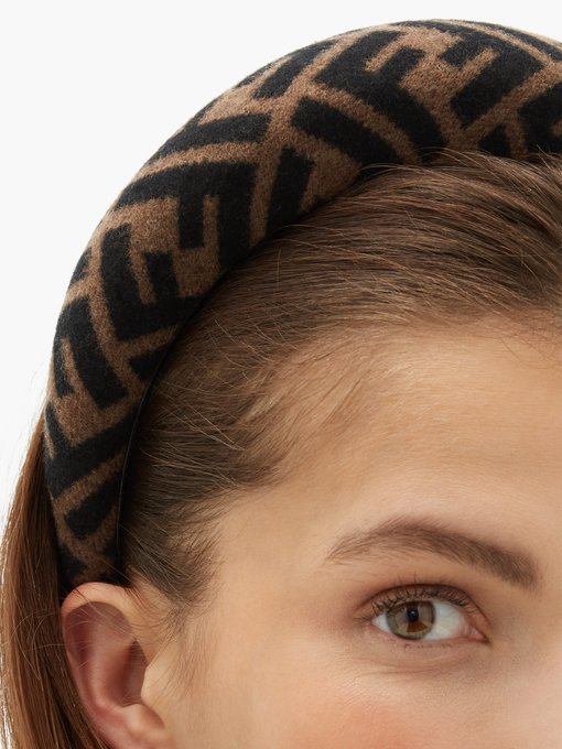 fendi brown headband