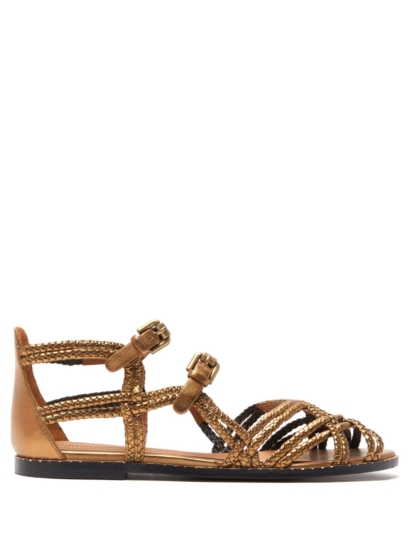 Braided leather sandals | See By Chloé 