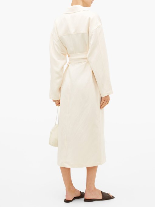 Bernadetta Belted Lyocell Midi Dress Mara Hoffman Matchesfashion Uk