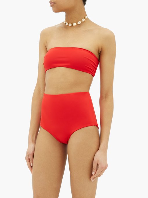 mara hoffman abigail bandeau bikini top