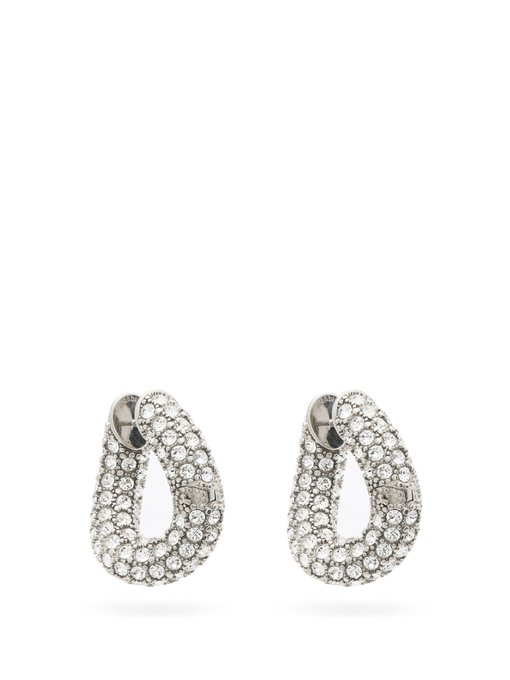 Loop crystal hoop earrings | Balenciaga | MATCHESFASHION US