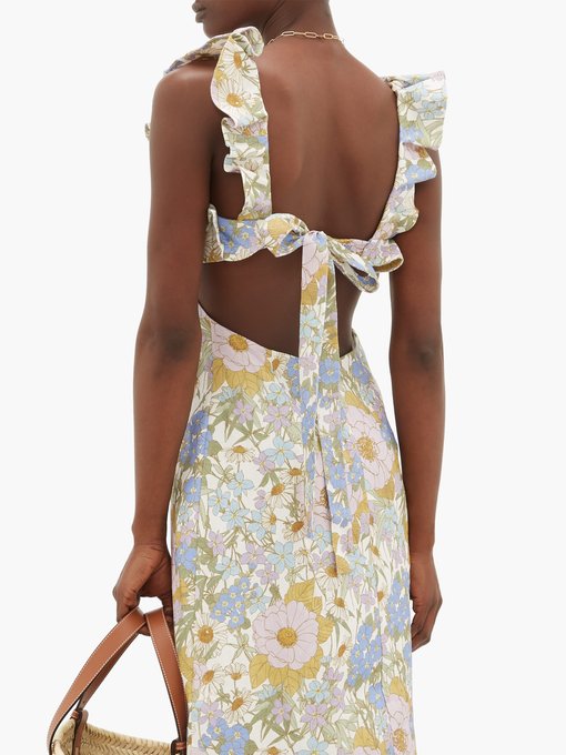 zimmermann floral midi dress