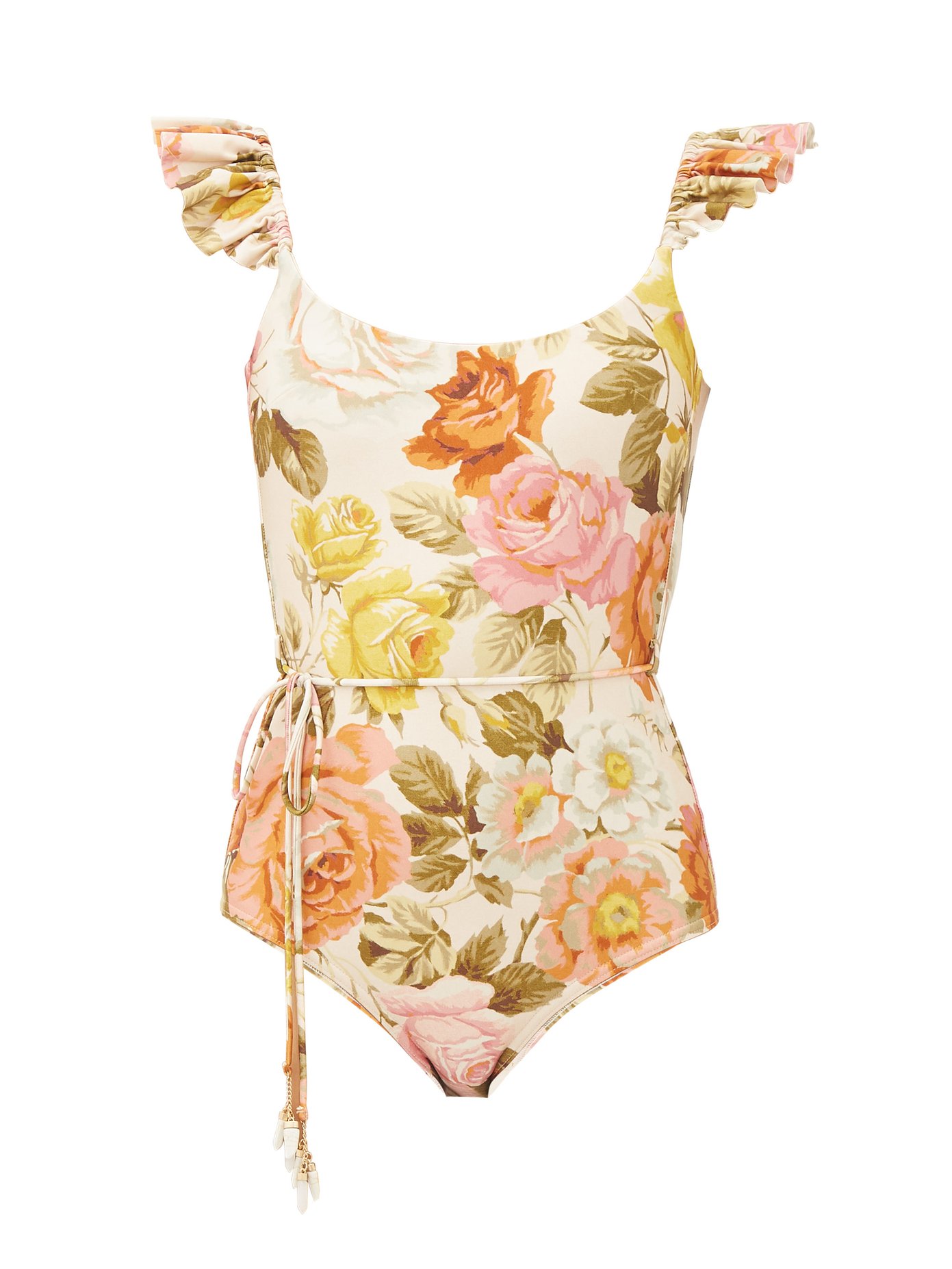 Zimmermann Bonita floral-print one piece swimsuit.