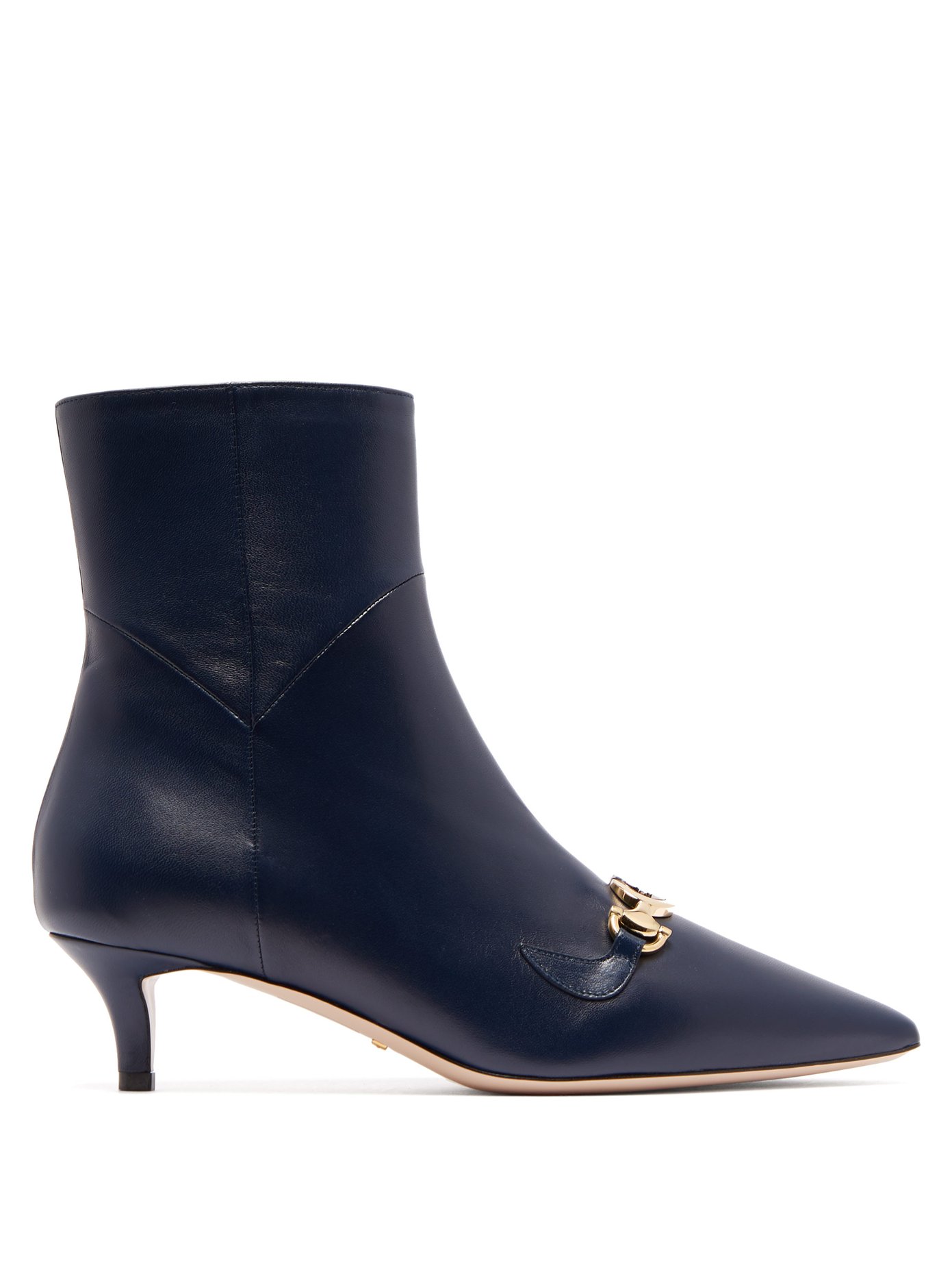 gucci leather ankle boot