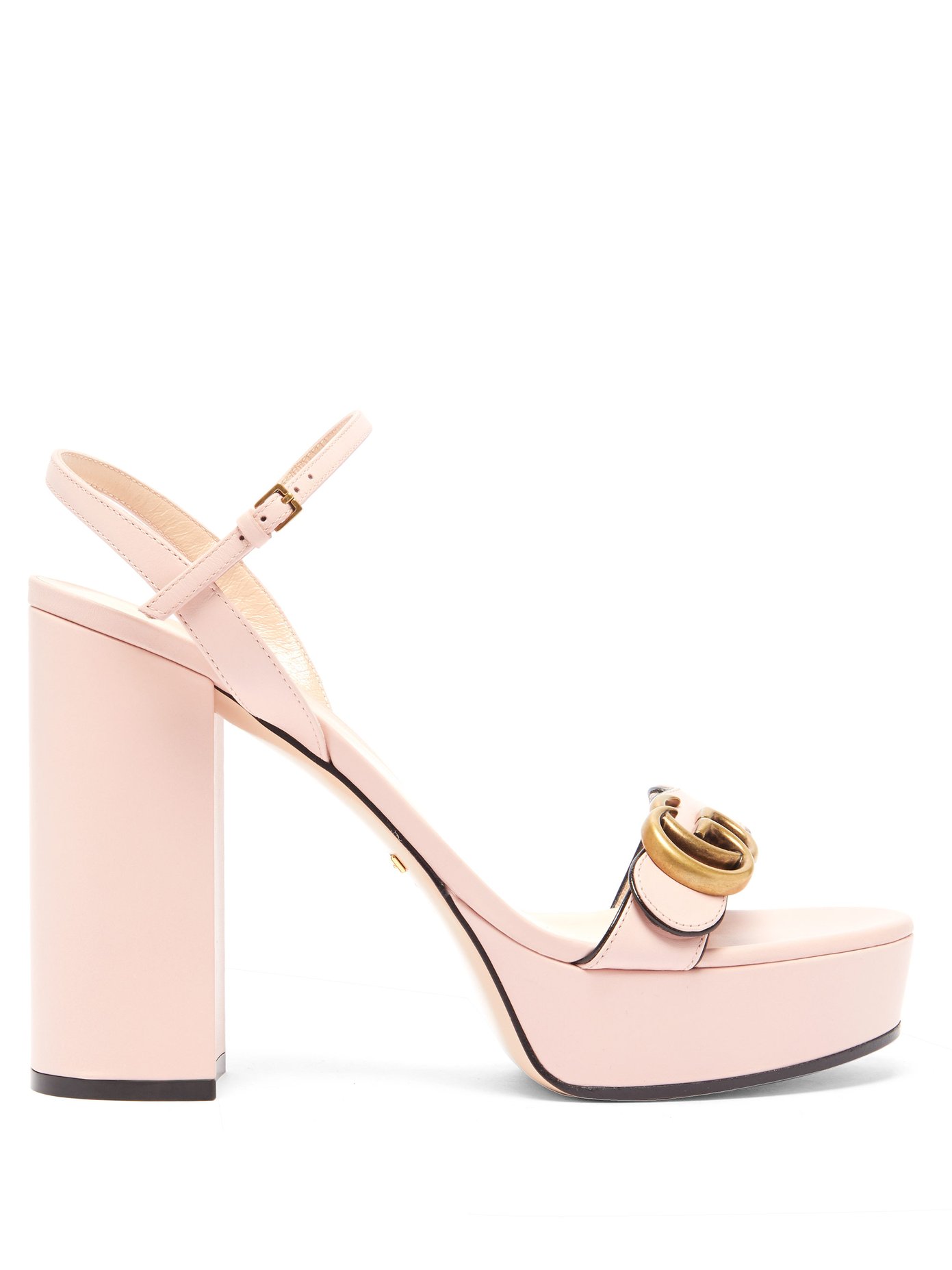 light pink platform sandals