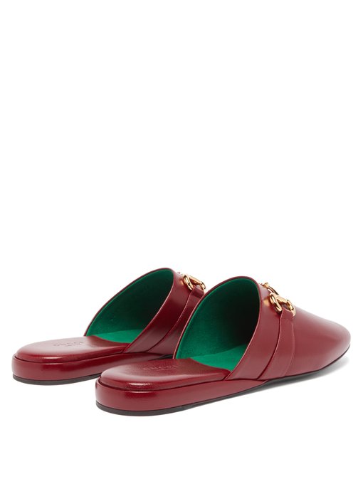 gucci horsebit leather slipper