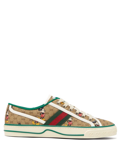 gucci sneakers with mickey mouse