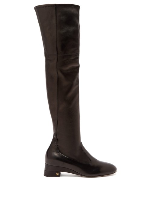 Claus over-the-knee leather boots 