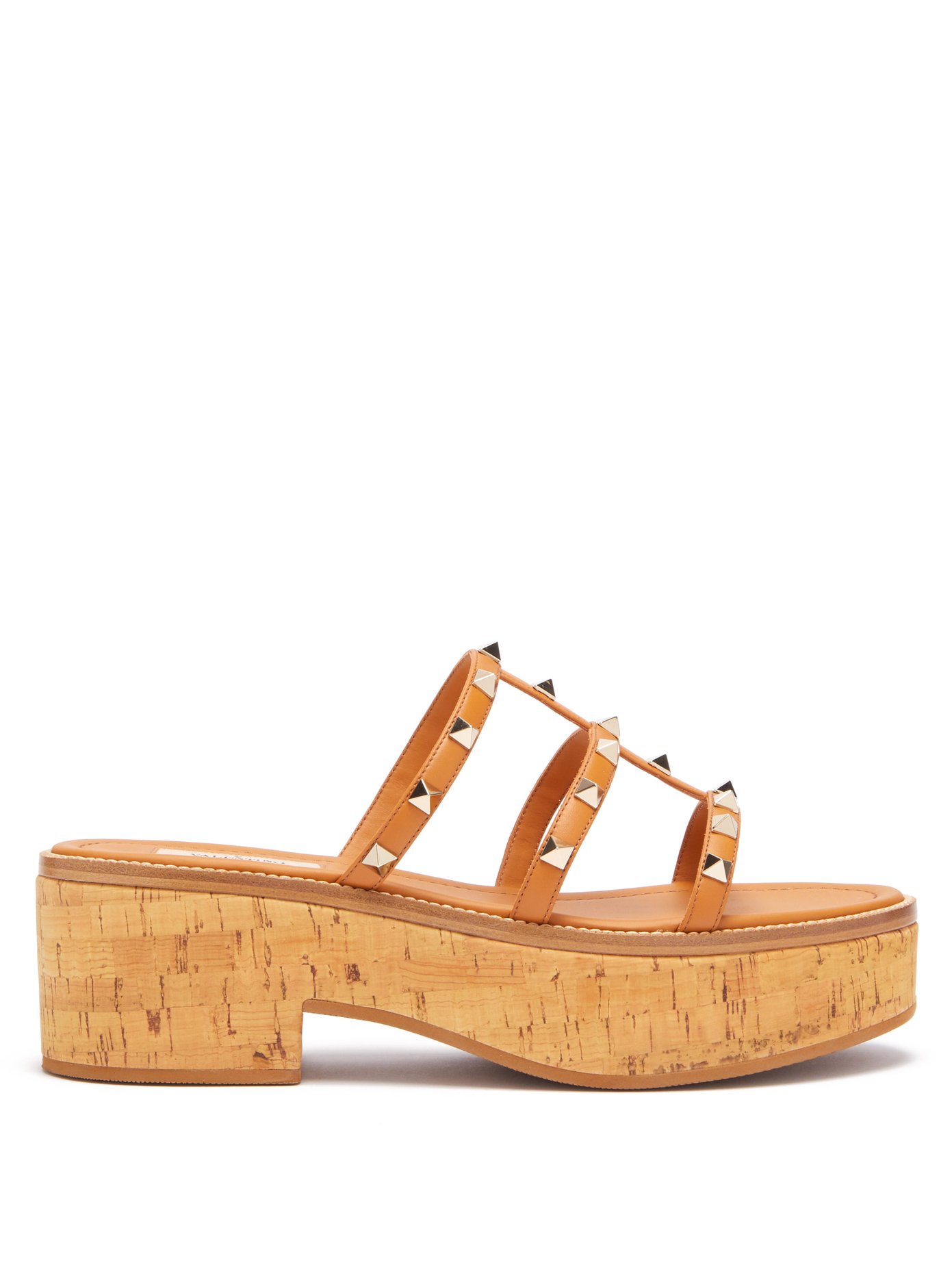 cork sandals platform