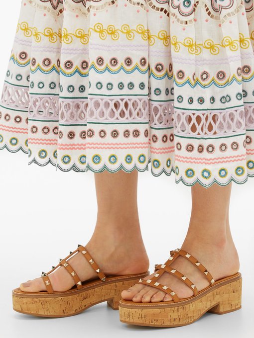 flatform cork sandals