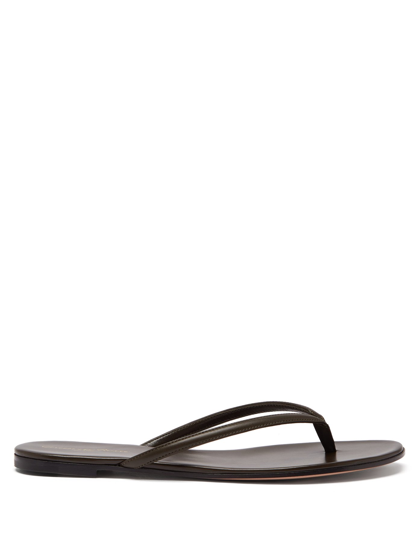 Calypso flat leather sandals | Gianvito 