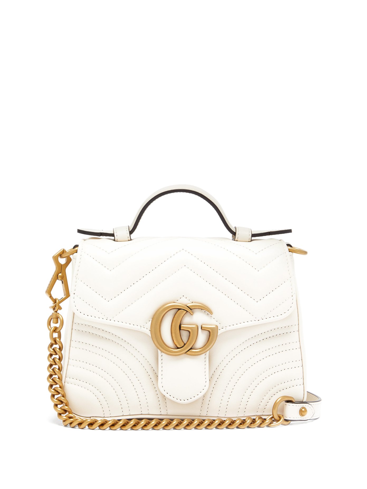 GG Marmont small quilted-leather cross 