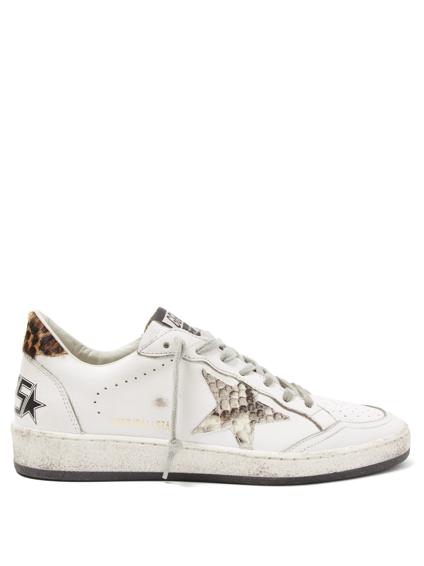Ball Star leather trainers | Golden 