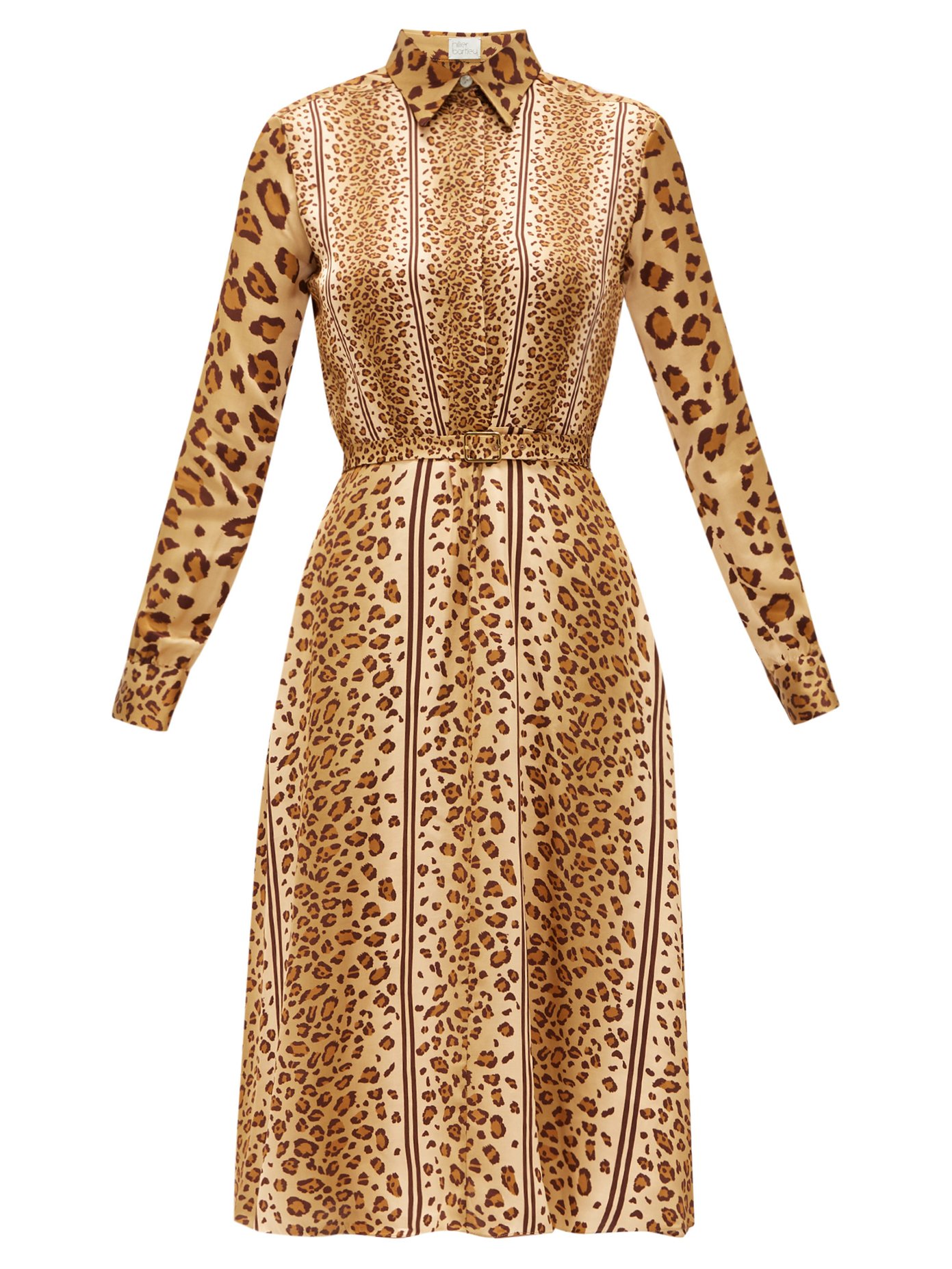 next leopard print shirt dress