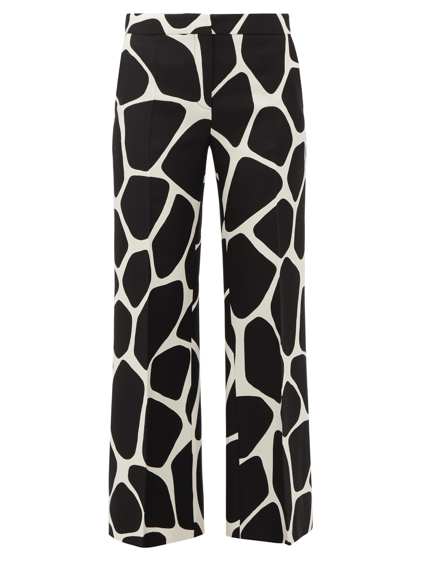 1966 giraffe-print wool-blend trousers by VALENTINO, available on matchesfashion.com for $1100 Heidi Klum Pants Exact Product 