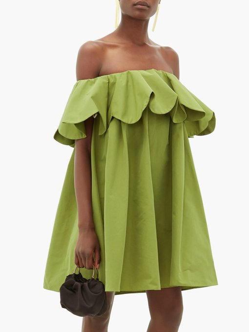 valentino off the shoulder dress