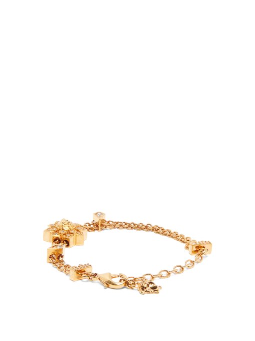 medusa crystal chain bracelet