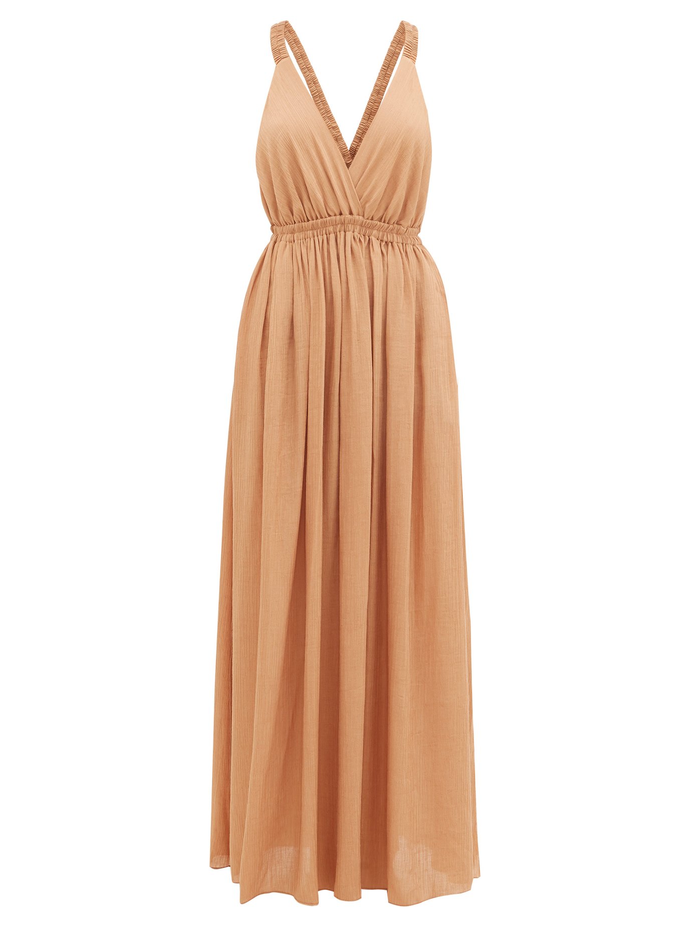 maxi plunge dress