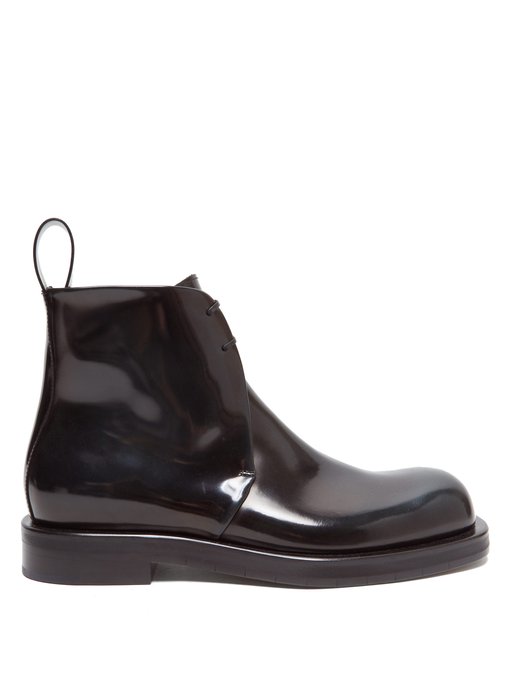 Lace-up leather ankle boots | Bottega 