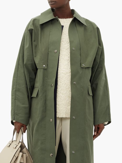 Waxed-cotton trench coat | Kassl 