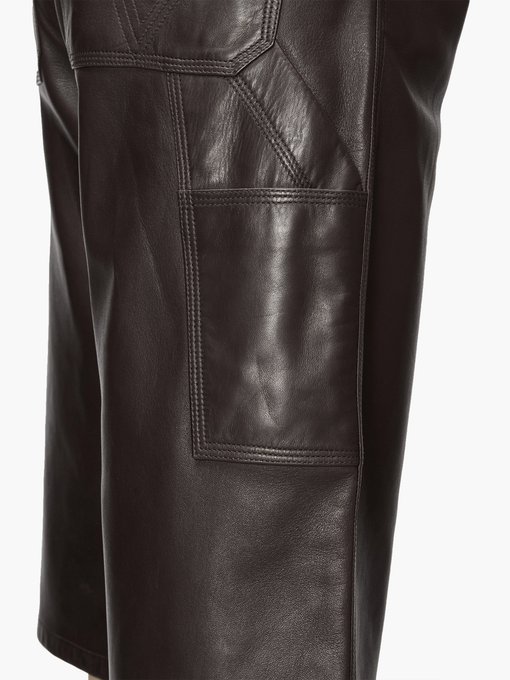 Leather bermuda shorts | Bottega Veneta | MATCHESFASHION US