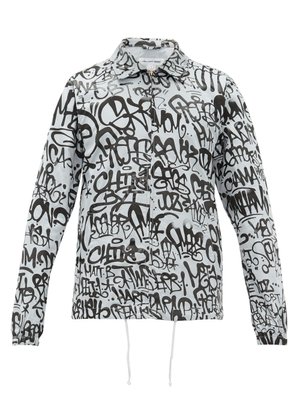 Graffiti-printed cotton jacket | Comme des Garçons Shirt ...
