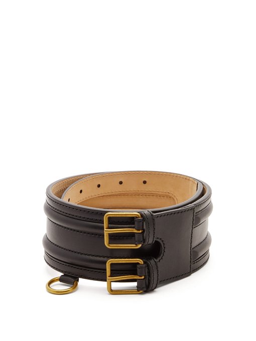 alexander mcqueen leather belt