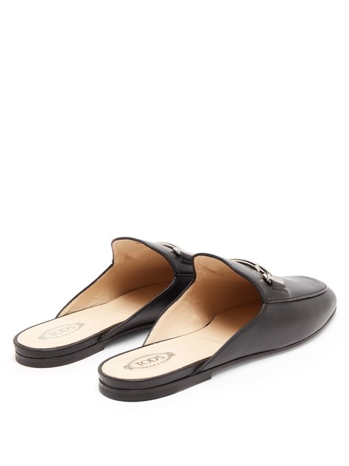 tods backless loafers